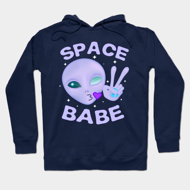 Space Babe Hoodie by lulubee